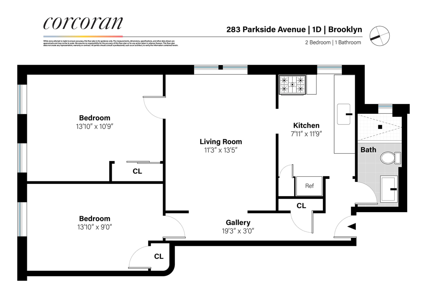 283 PARKSIDE Avenue, New York, NY 11226, 2 Bedrooms Bedrooms, 5 Rooms Rooms,1 BathroomBathrooms,Residential,For Sale,283 PARKSIDE AVENUE,PARKSIDE,RPLU-33422958110