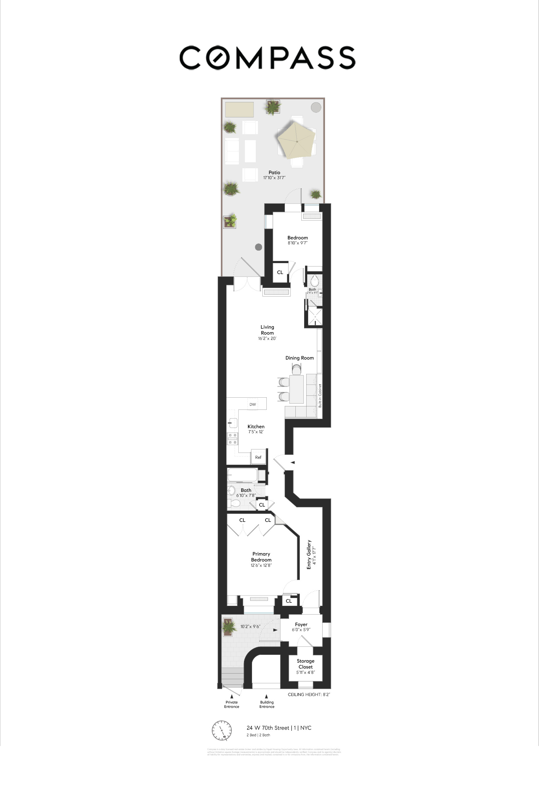 Floorplan for 24 West 70th Street, 1