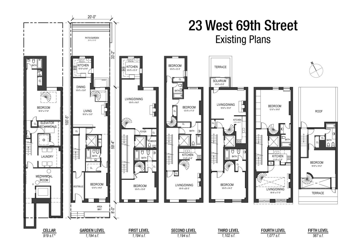 Floorplan for 23 West 69th Street