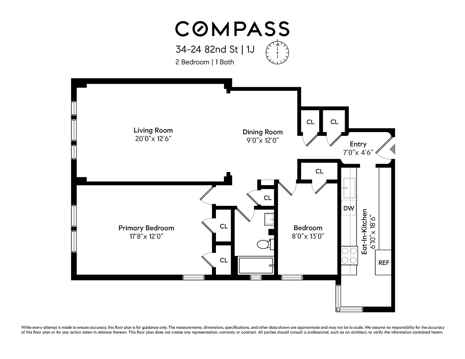 Floorplan for 34-24 82nd Street