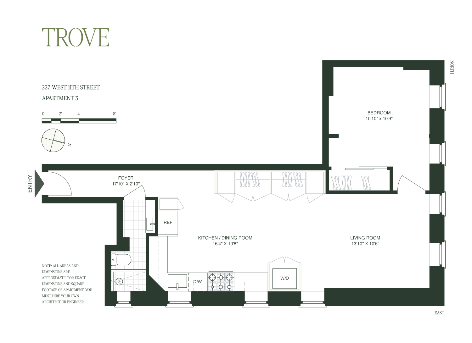 Floorplan for 227 West 11th Street, 3