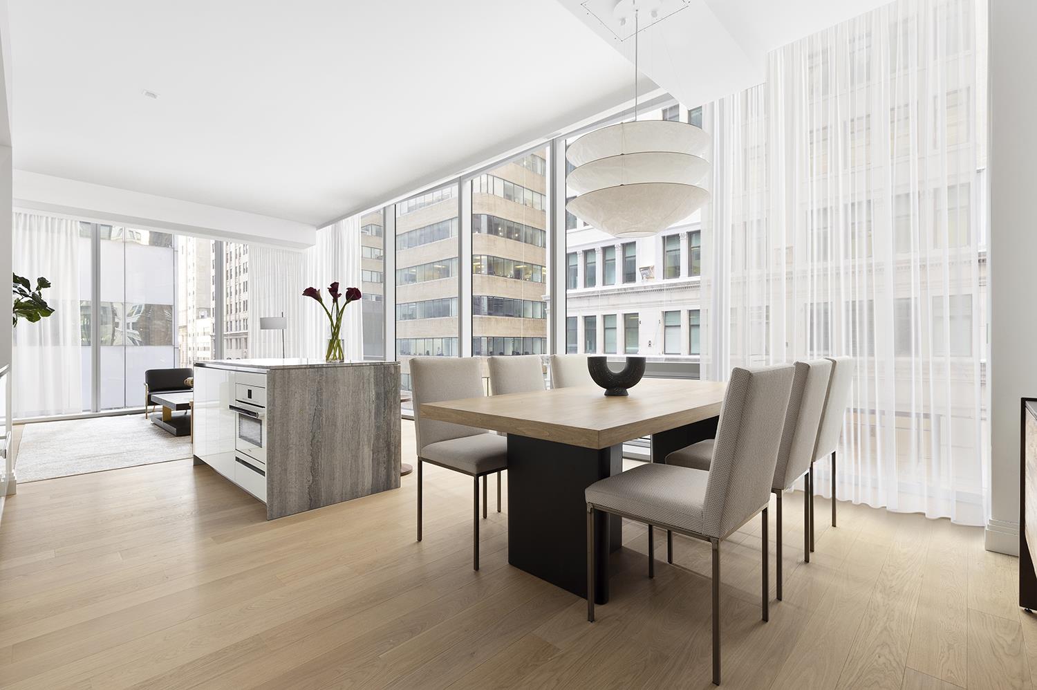 1 Wall Street 612, Financial District, Downtown, NYC - 3 Bedrooms  
2.5 Bathrooms  
5 Rooms - 