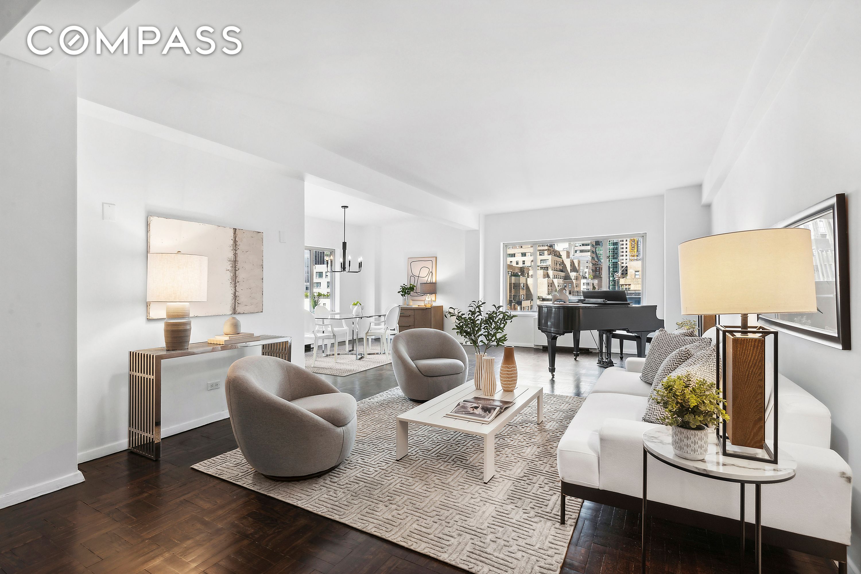 200 East 57th Street 11L, Midtown East, Midtown East, NYC - 2 Bedrooms  
2 Bathrooms  
5 Rooms - 