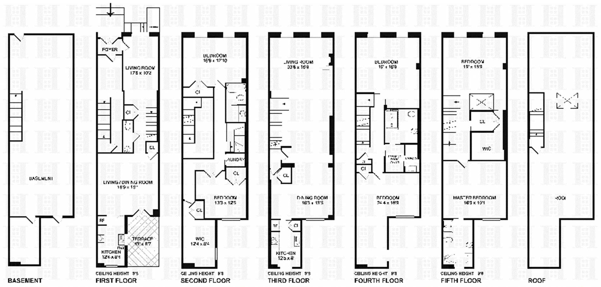 Floorplan for 259 West 137th Street