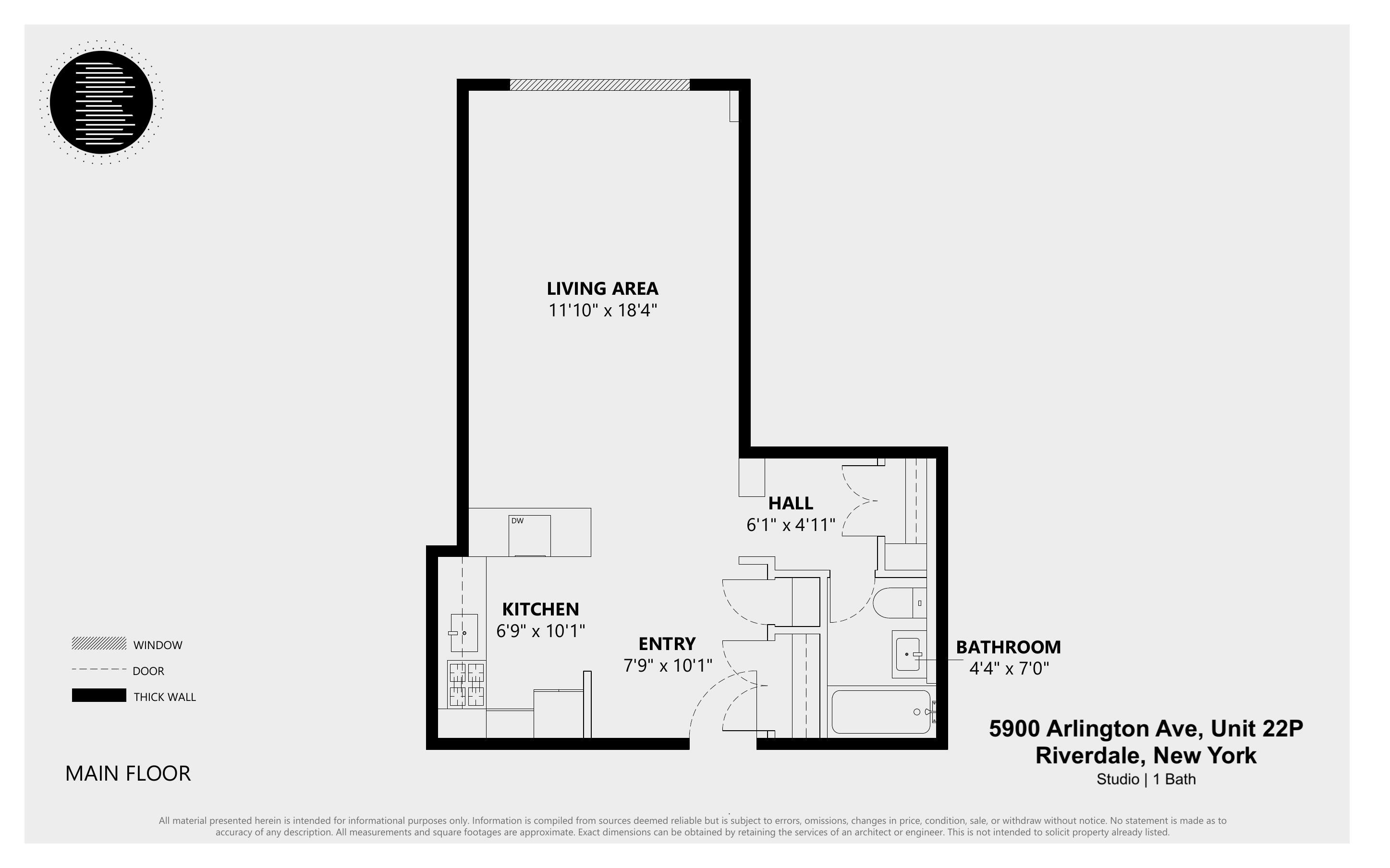 Floorplan for 5900 Arlington Avenue, 22-P