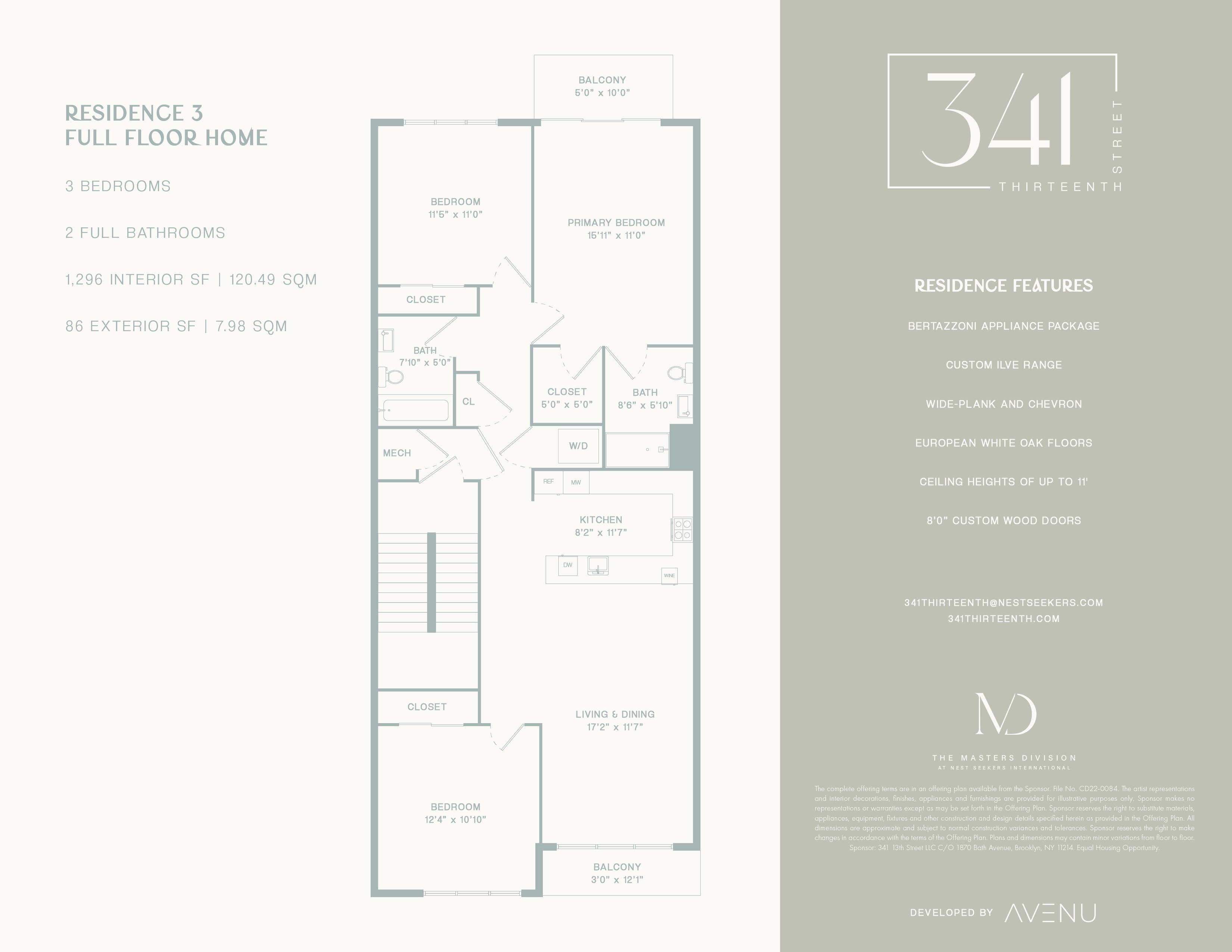 Floorplan for 1462 Flatbush Avenue, 1-A