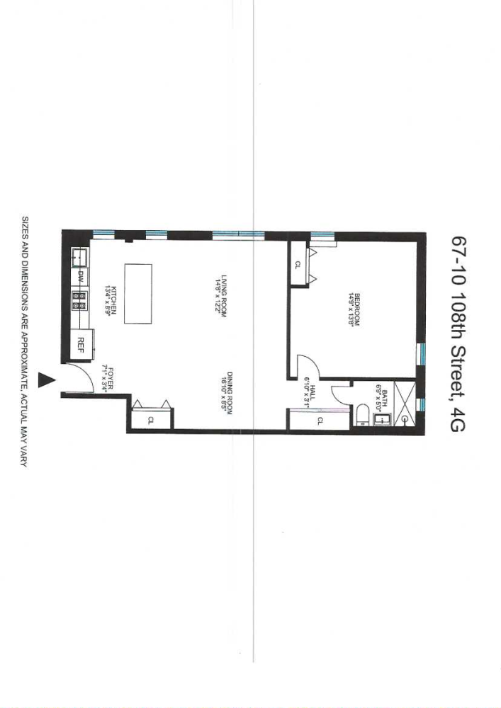 67-10 108TH Street, New York, NY 11375, 1 Bedroom Bedrooms, 3 Rooms Rooms,1 BathroomBathrooms,Residential,For Sale,Quality & Ruskin,108TH,RPLU-217122967087