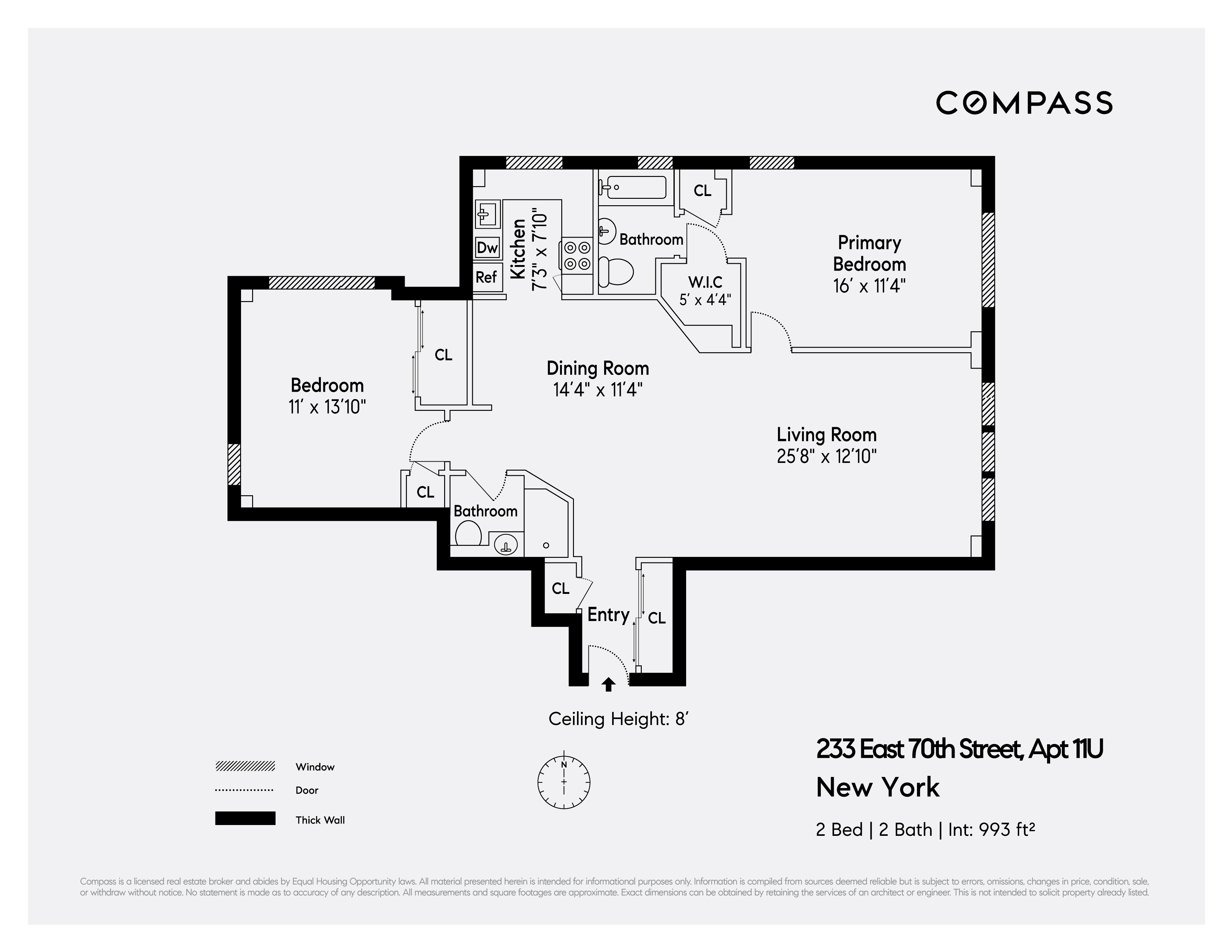 Floorplan for 233 East 70th Street, 11U