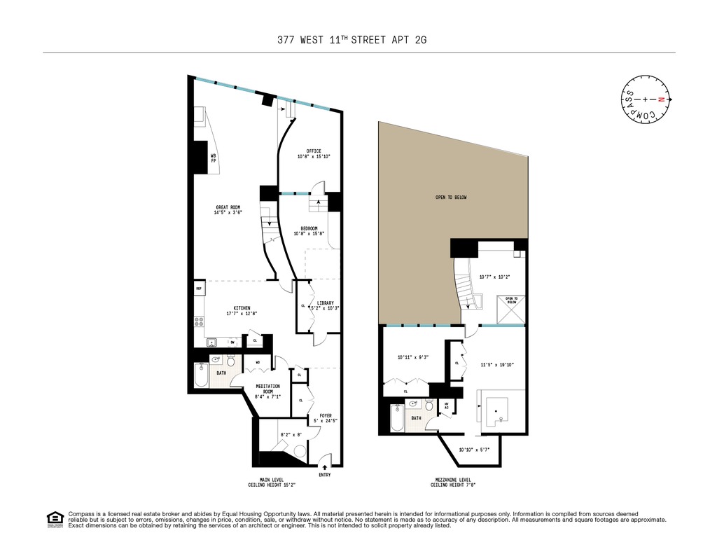 Floorplan for 377 West 11th Street, 2G