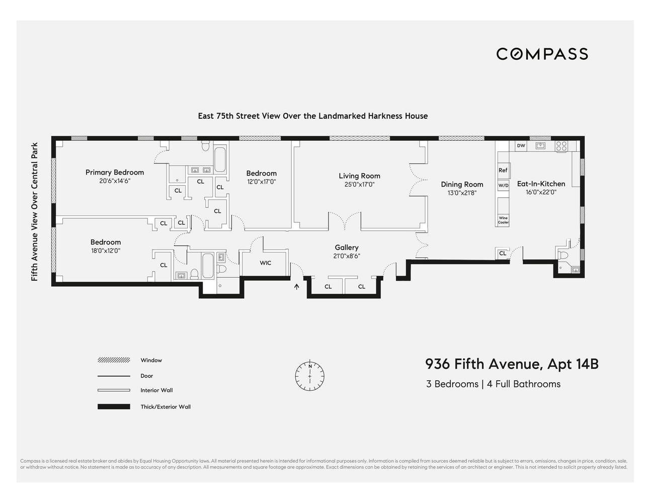 Floorplan for 936 5th Avenue, 14B