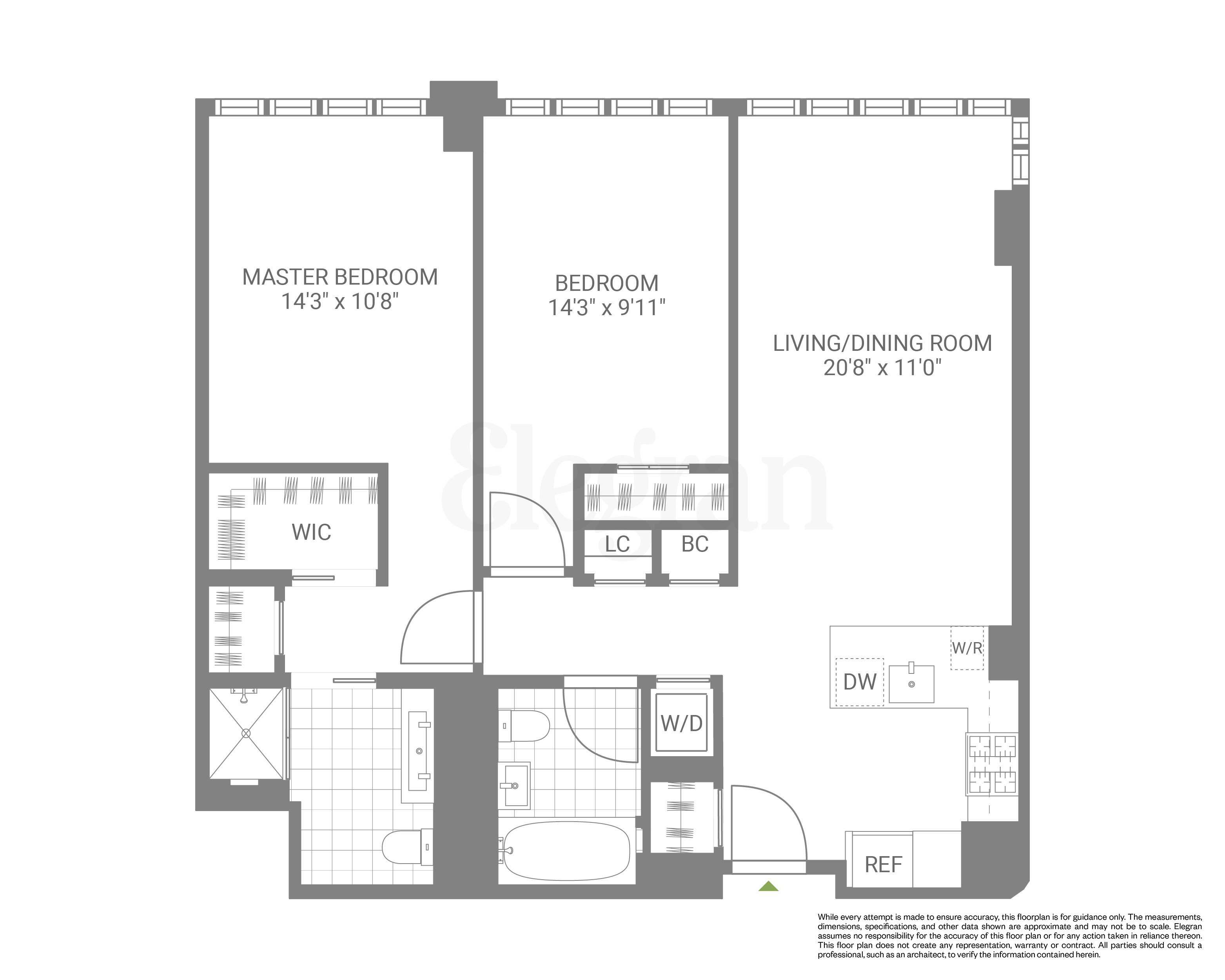 Floorplan for 591 3rd Avenue, 12-A