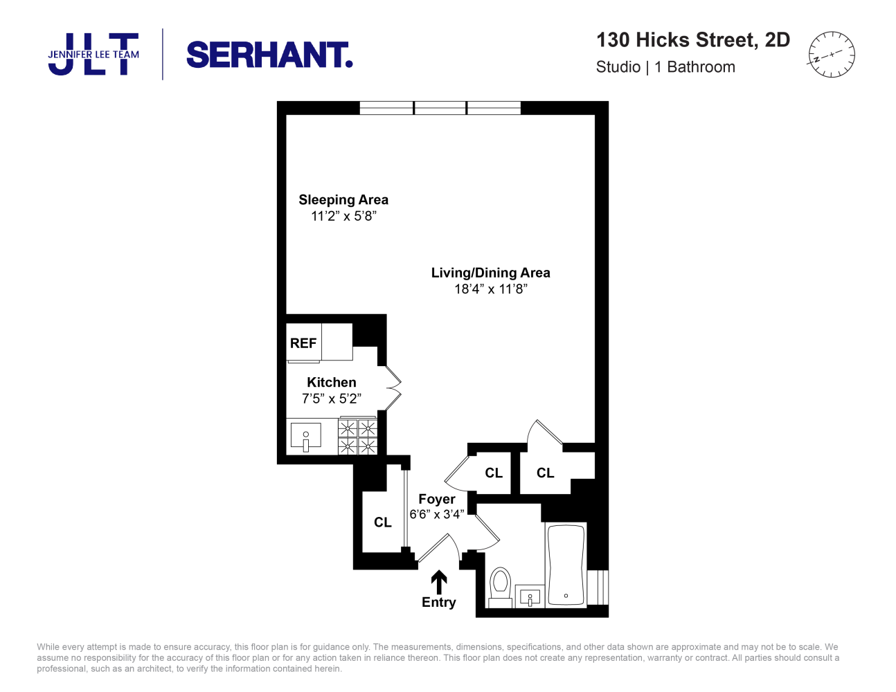 Floorplan for 130 Hicks Street, 2D