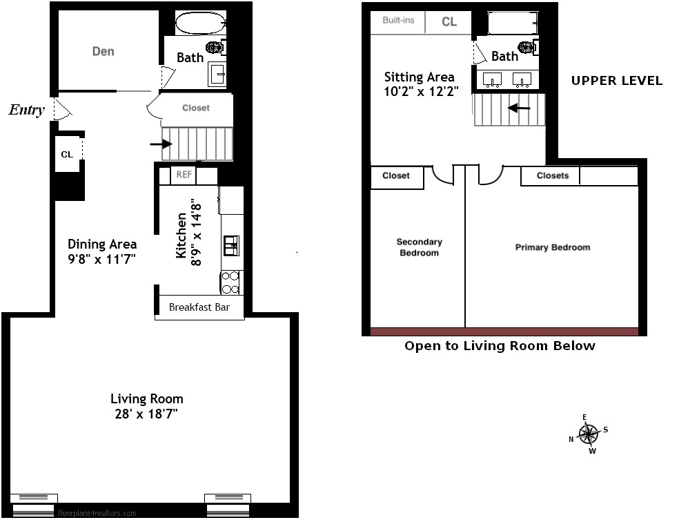 Floorplan for 354 Broome Street, 6E