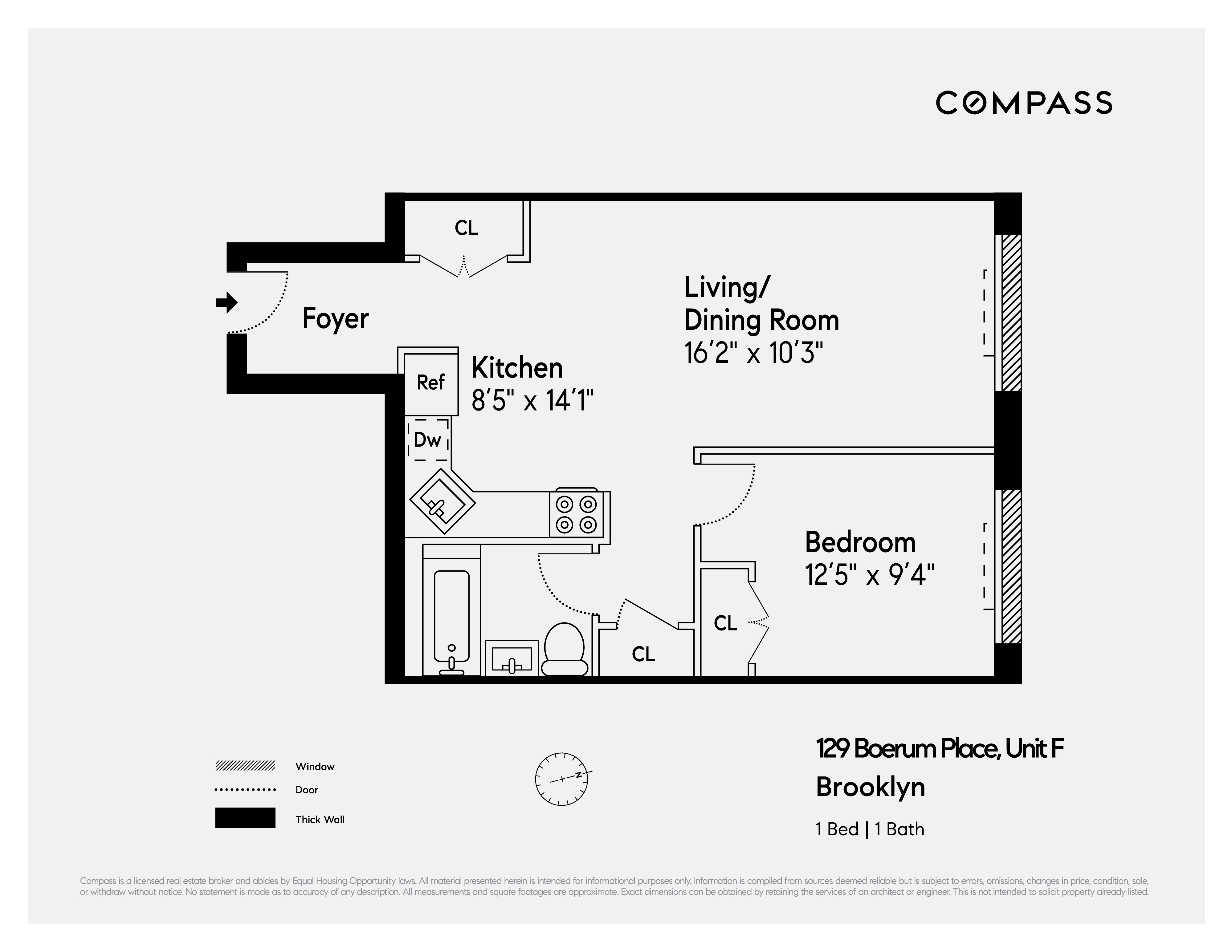 Floorplan for 129 Boerum Place, 4F