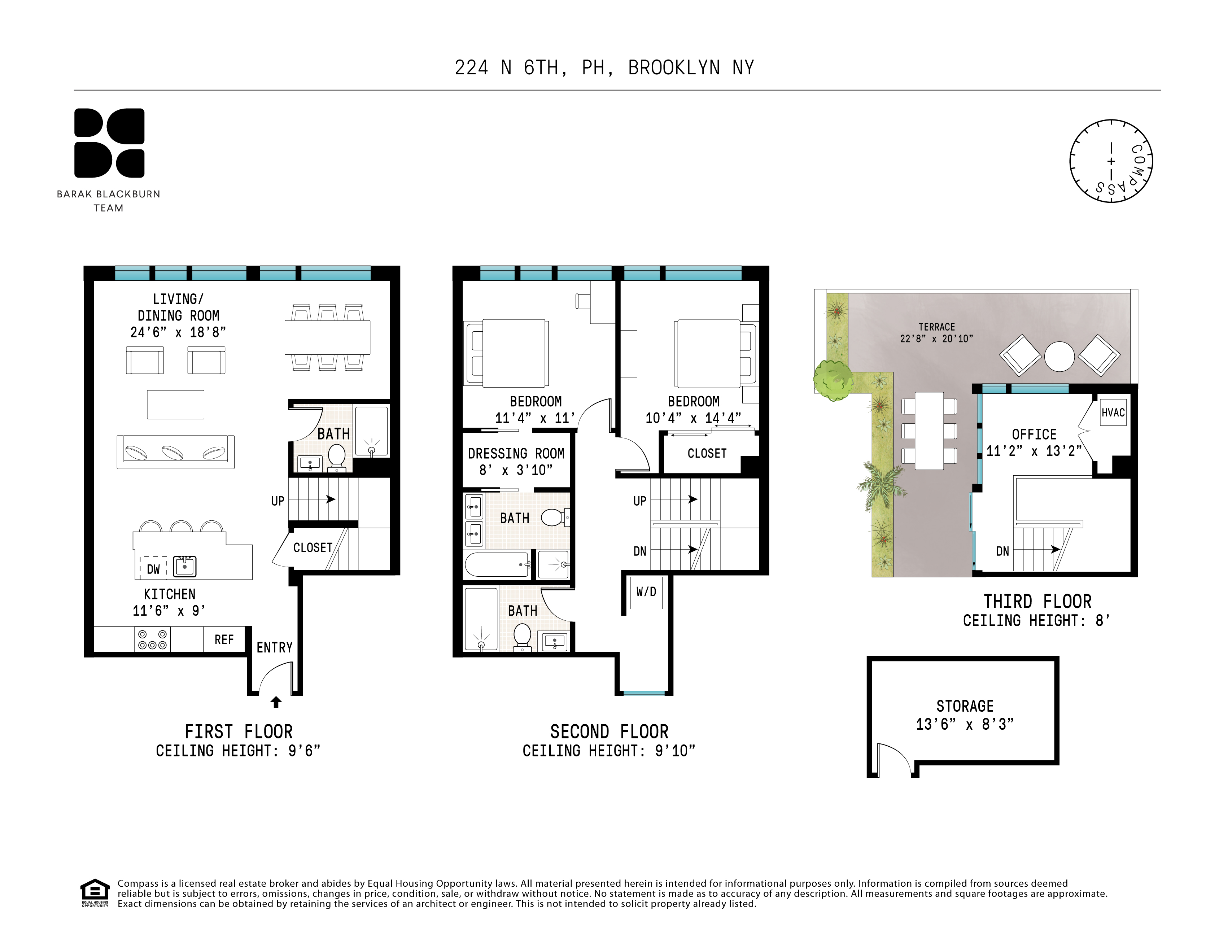 Floorplan for 224 North 6th Street, PH