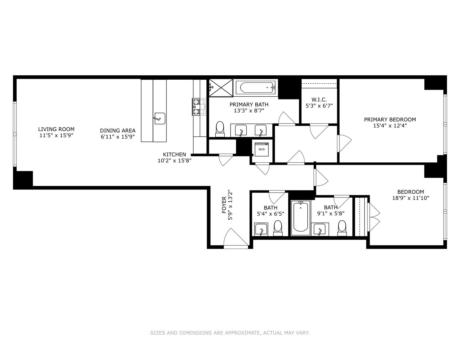 Floorplan for 91 Leonard Street, 5-C