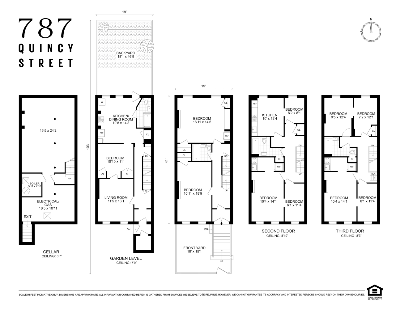 Floorplan for 787 Quincy Street