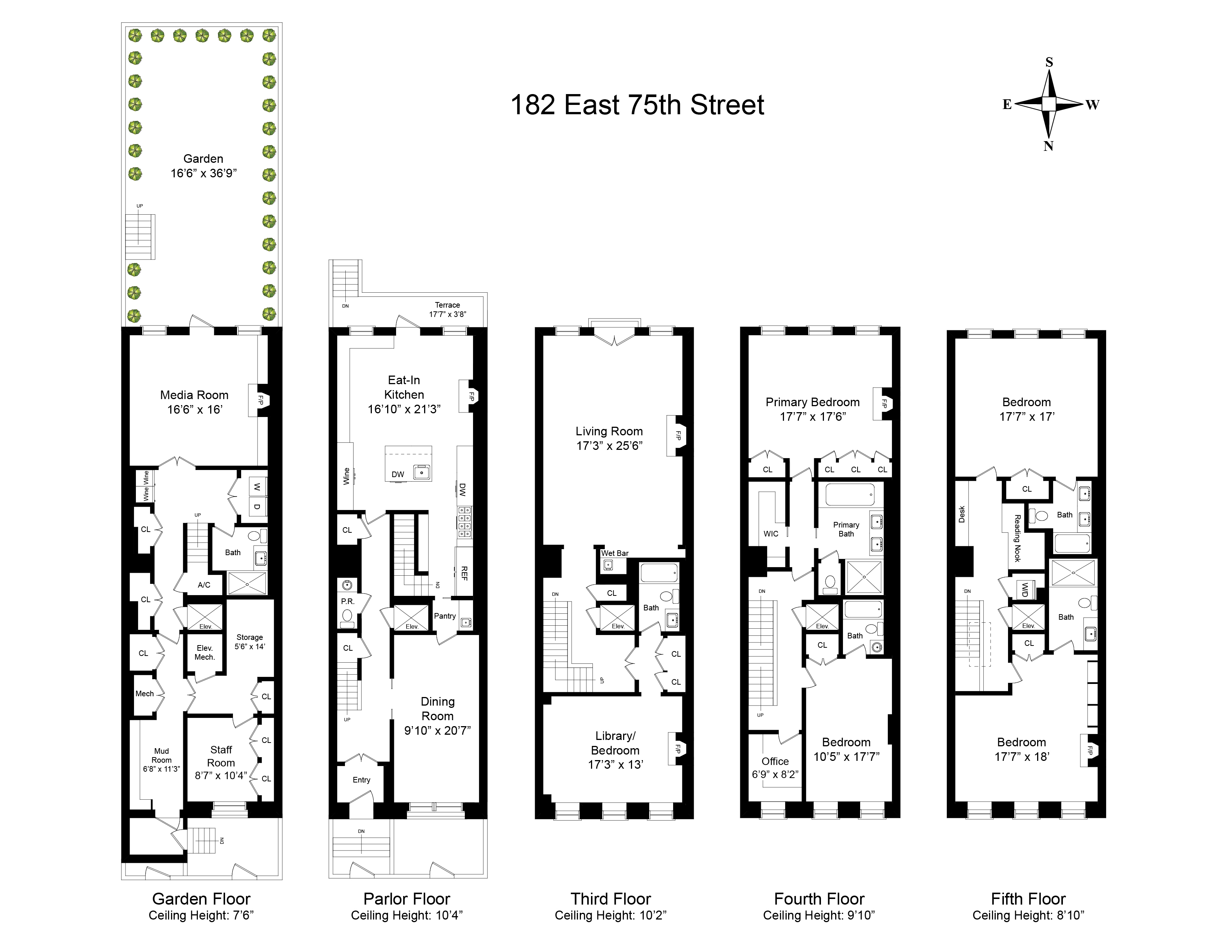 Floorplan for 182 East 75th Street