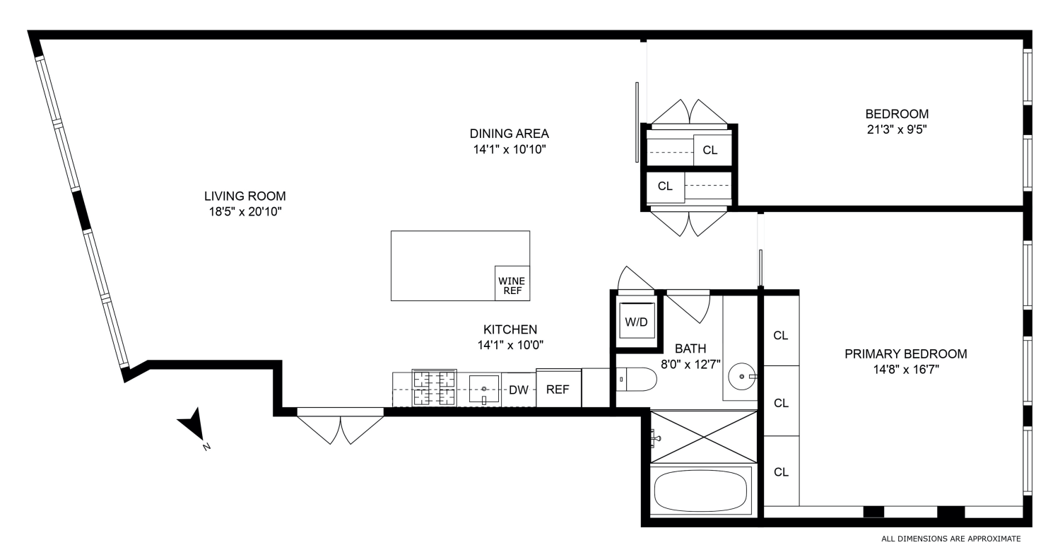 Floorplan for 242 Lafayette Street, 4S