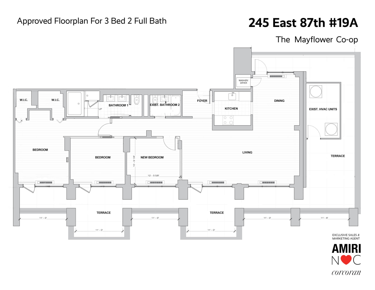 Floorplan for 245 East 87th Street, 19A