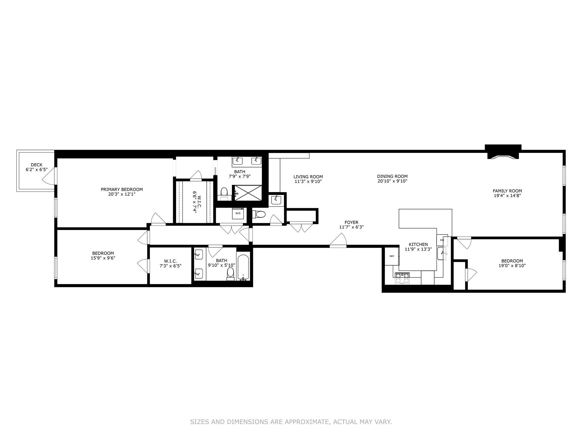 Floorplan for 117 1st Place, 2
