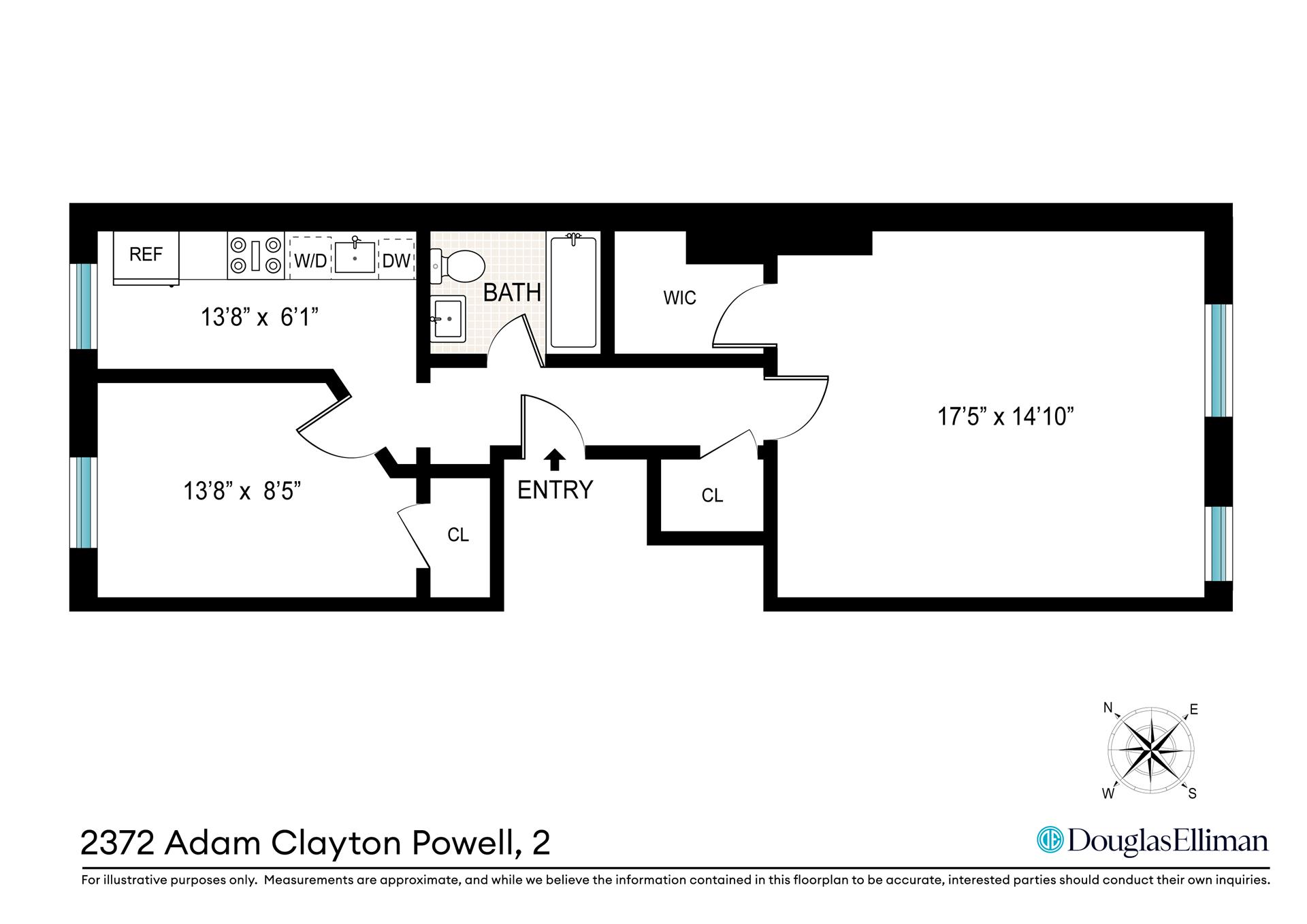 Floorplan for 2372 Adam C Powell Boulevard, 2