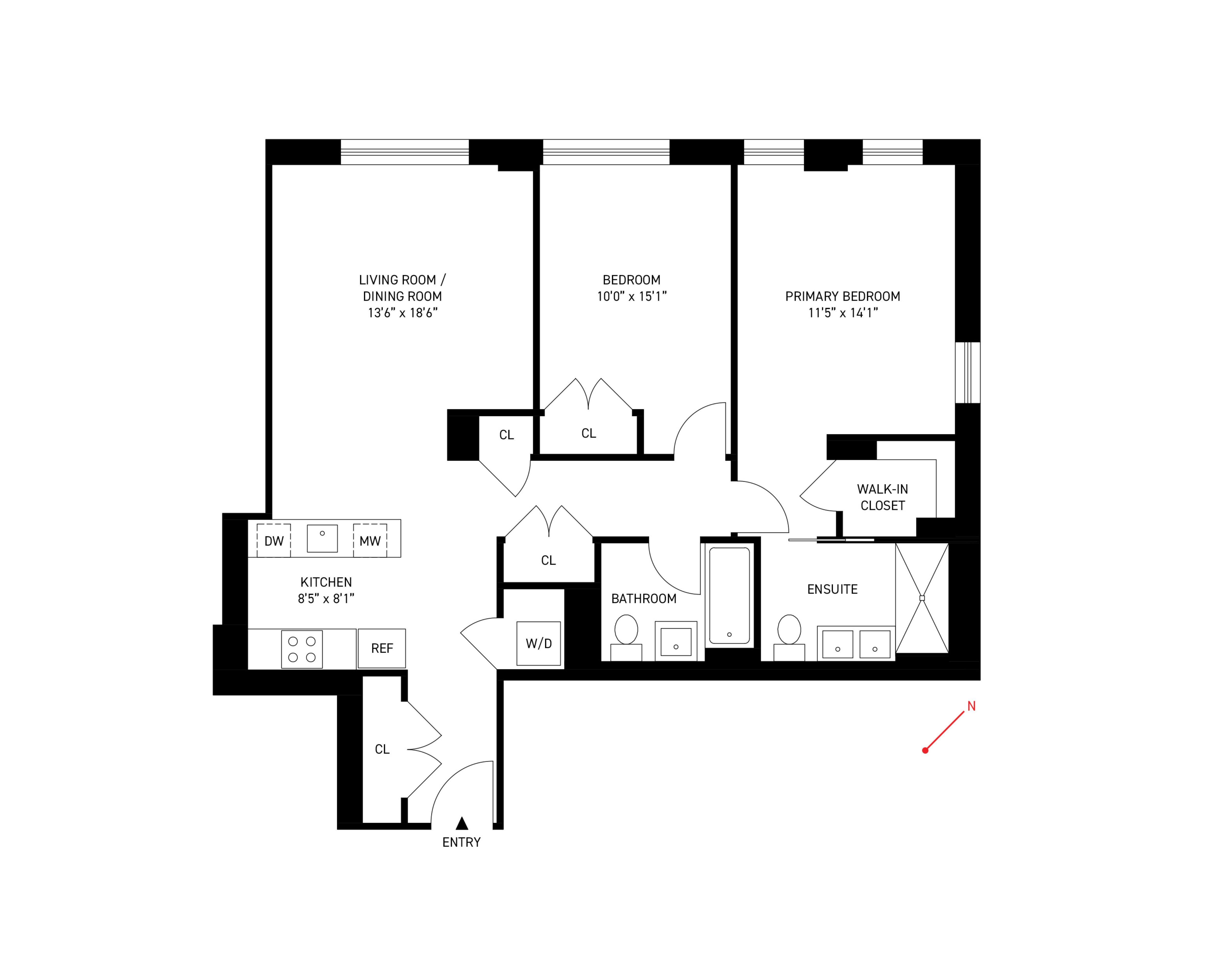 Floorplan for 319 Schermerhorn Street, 7-D