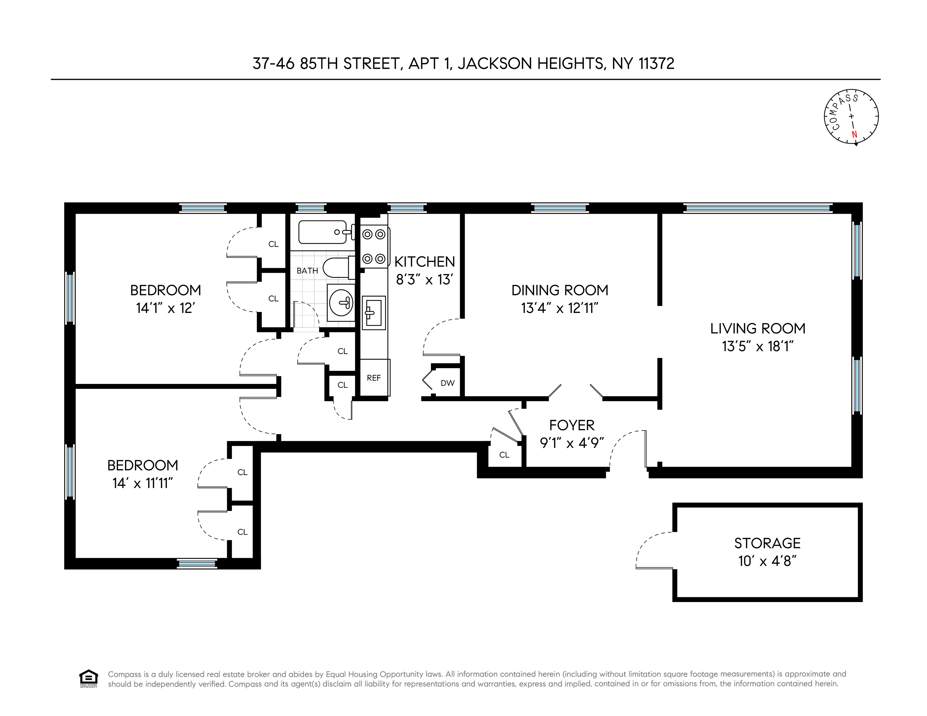 Floorplan for 37-46 85th Street