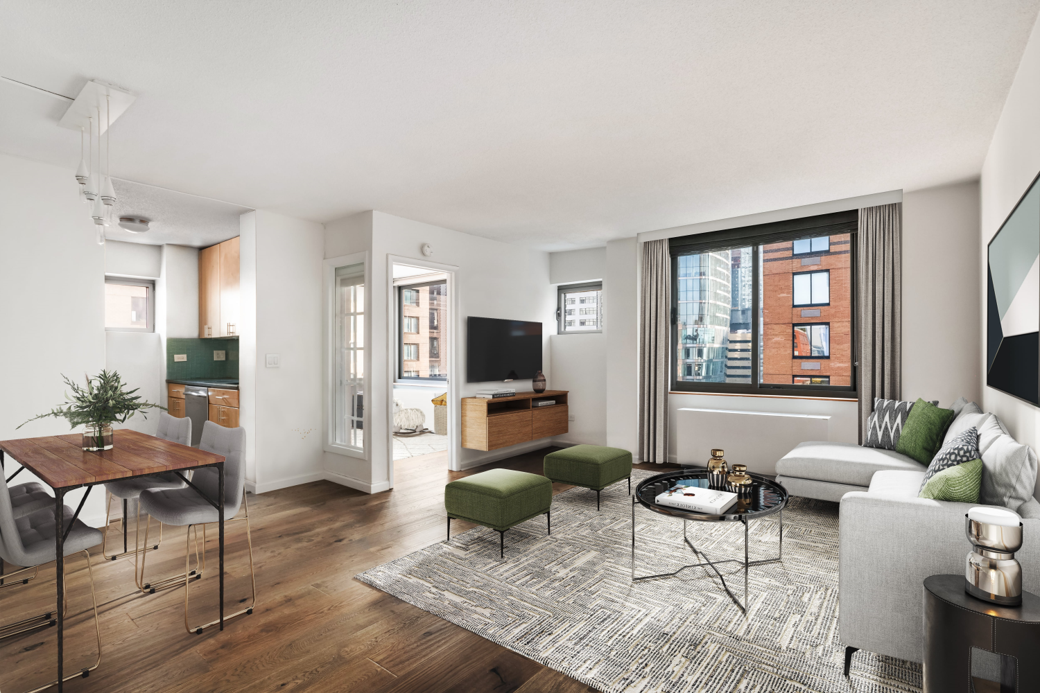 2 South End Avenue 7I, Battery Park City, Downtown, NYC - 2 Bedrooms  
1 Bathrooms  
4 Rooms - 