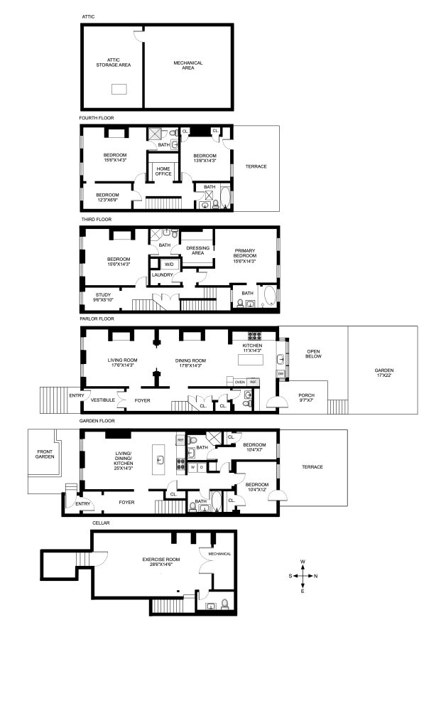 Floorplan for 57 Middagh Street