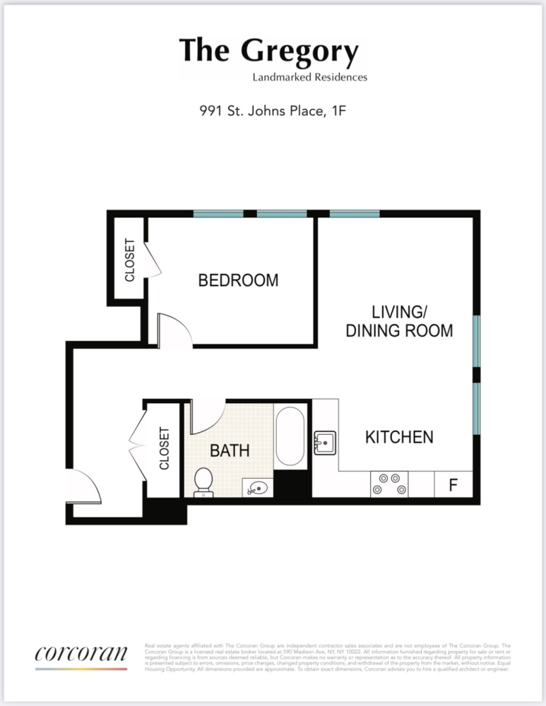 Floorplan for 991 St Johns Place, 1F