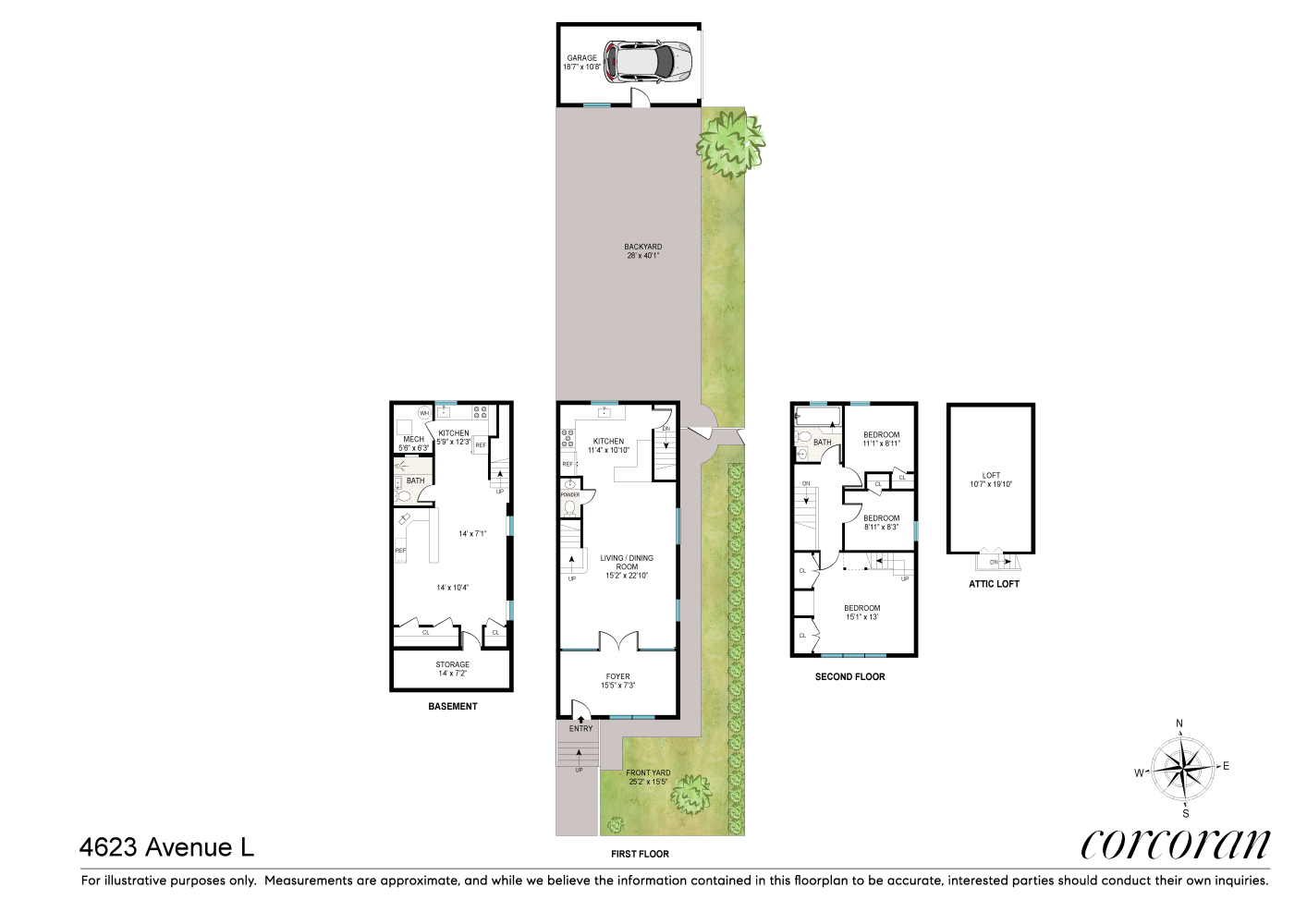 Floorplan for 4623 Ave L