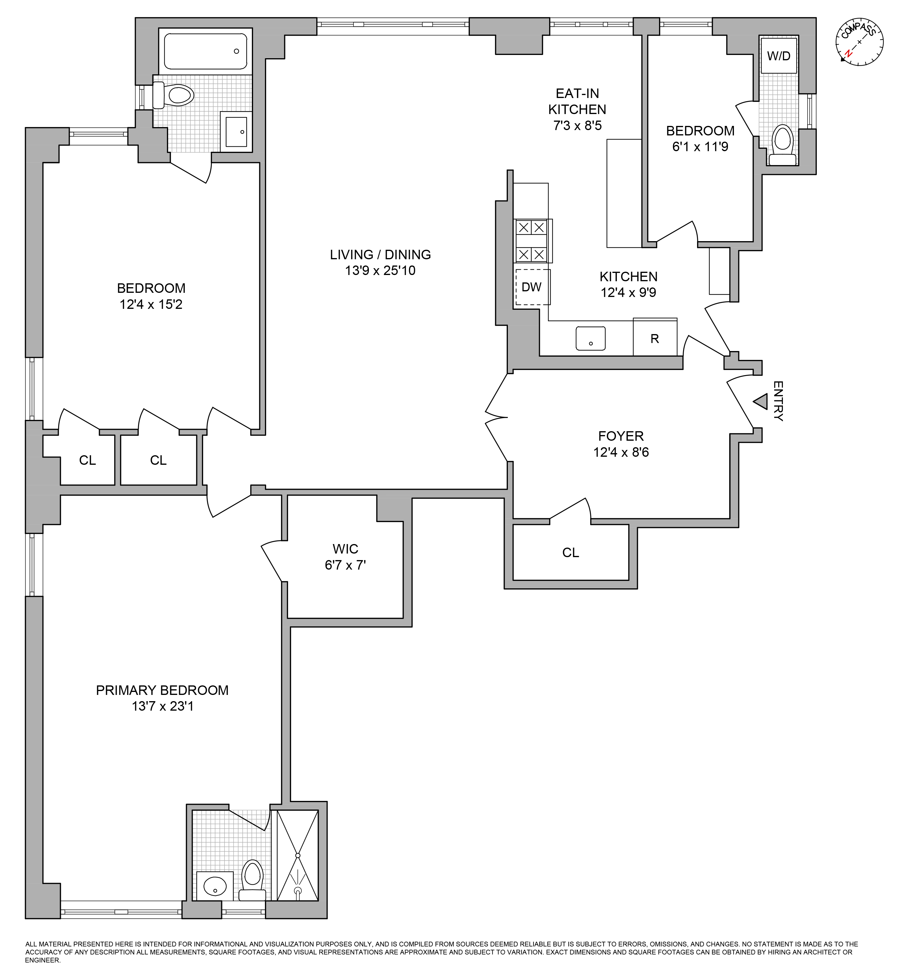 Floorplan for 35 Prospect Park, 5E