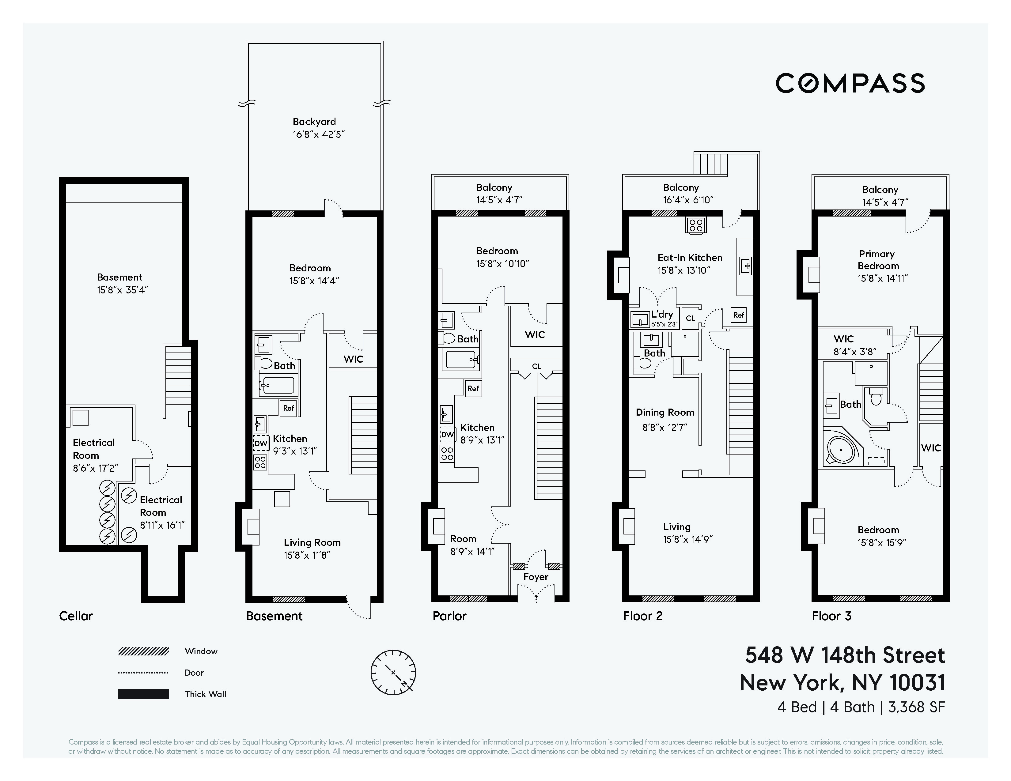 Floorplan for 548 West 148th Street