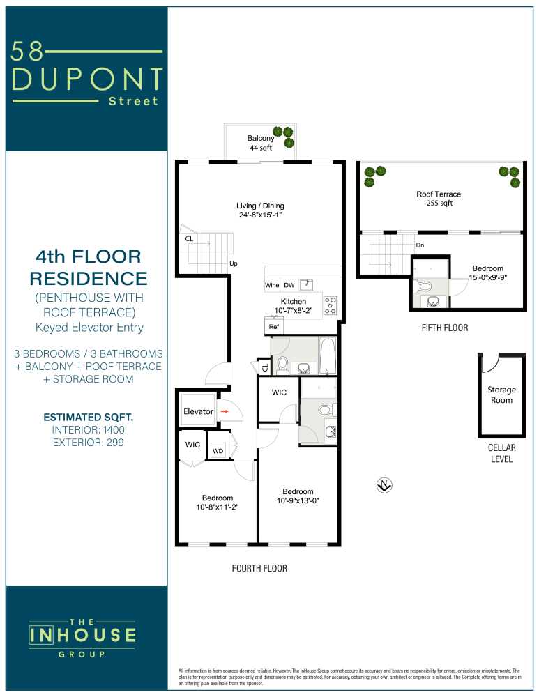 Floorplan for 58 Dupont Street, PH