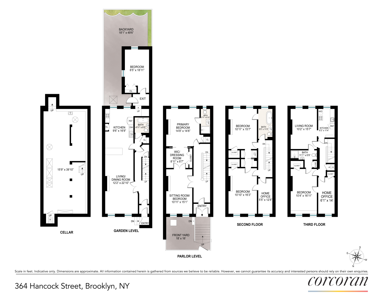 Floorplan for 364 Hancock Street