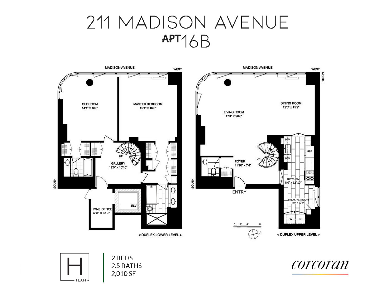 Floorplan for 211 Madison Avenue, 16B