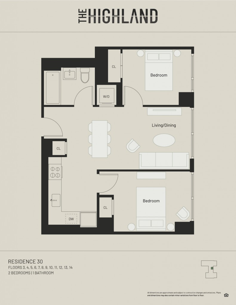 Floorplan for 2840 Atlantic Avenue, 630