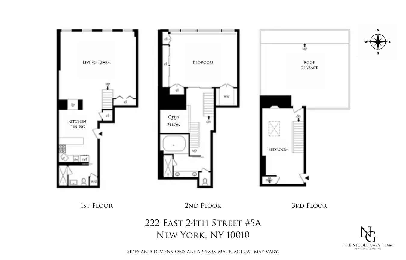 Floorplan for 222 East 24th Street, 5A