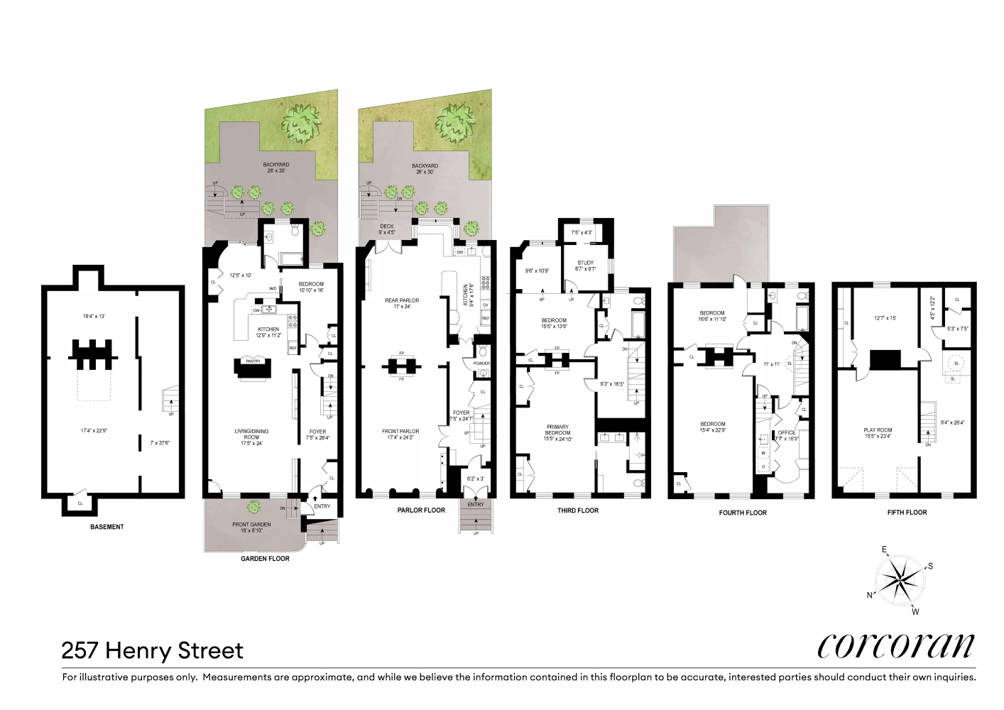 Floorplan for 257 Henry Street