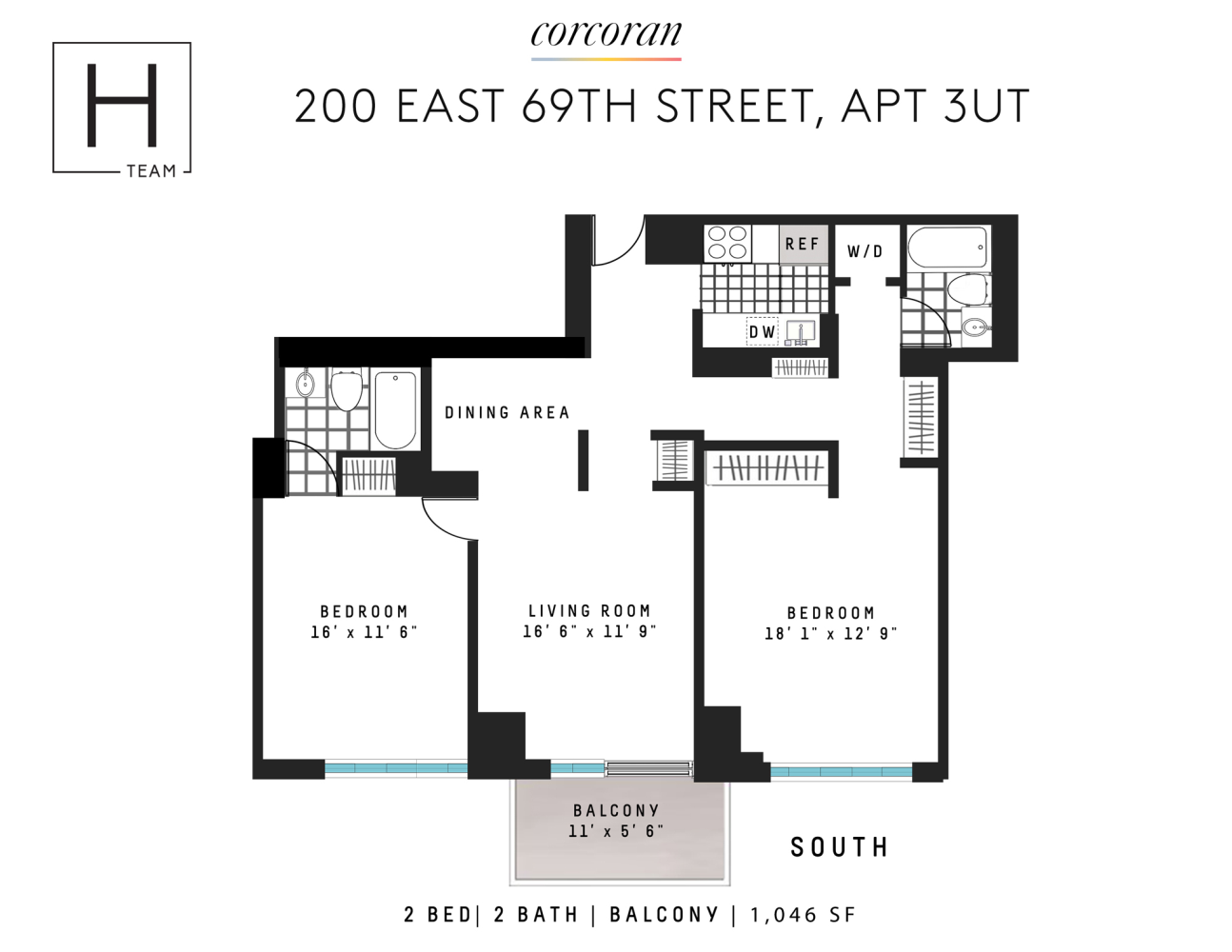 Floorplan for 200 East 69th Street, 3UT