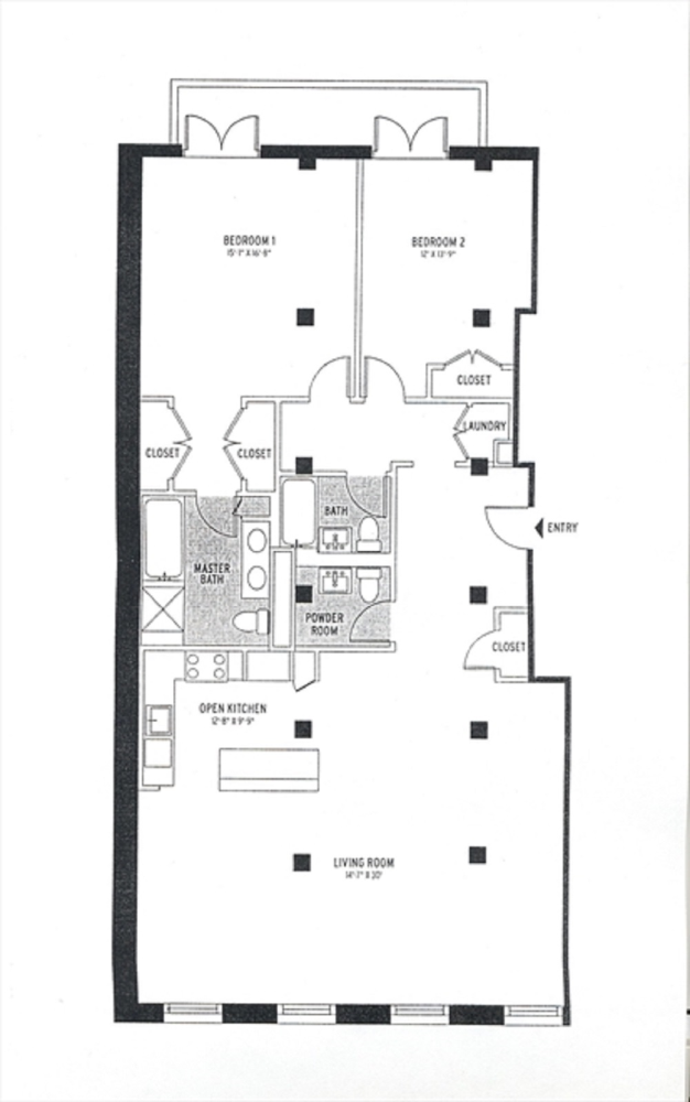 Floorplan for 62 Beach Street, 5C