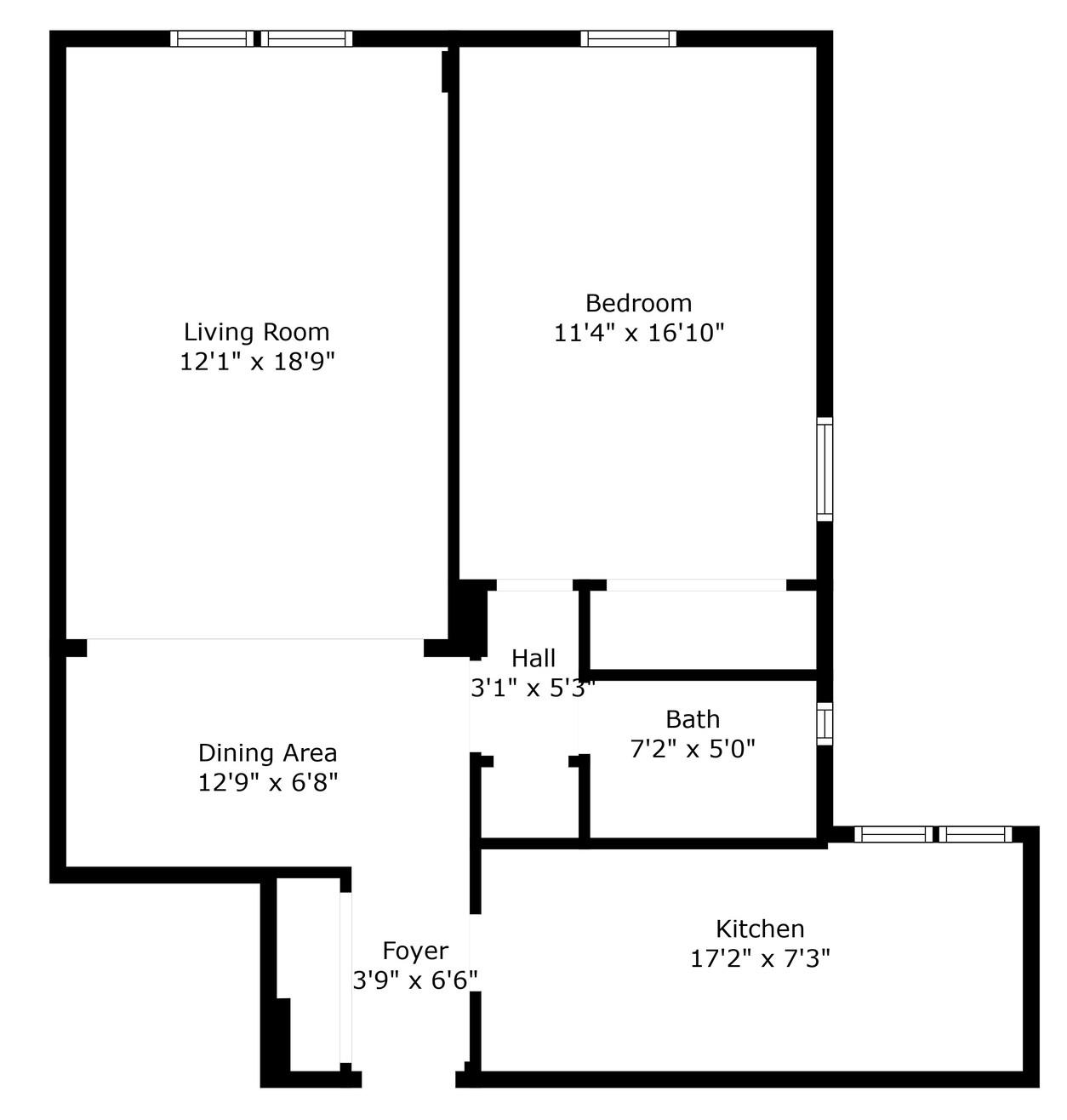 Floorplan for 37-56 87th Street