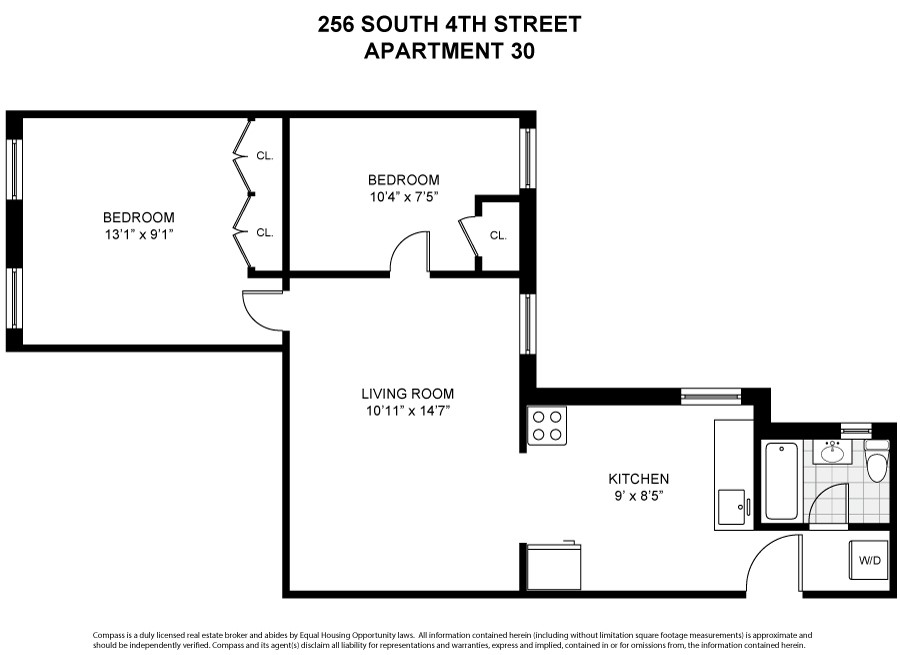 Floorplan for 256 South 4th Street, 30