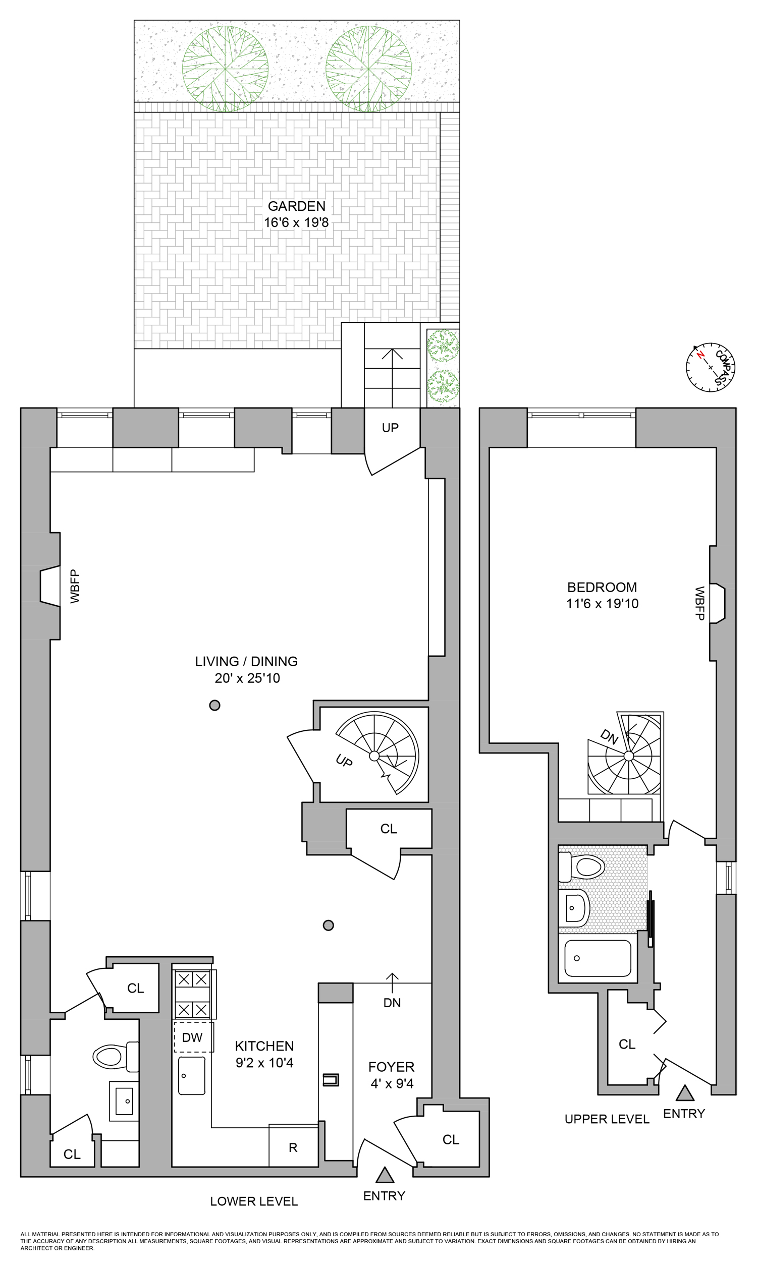 Floorplan for 135 Amity Street, 1C