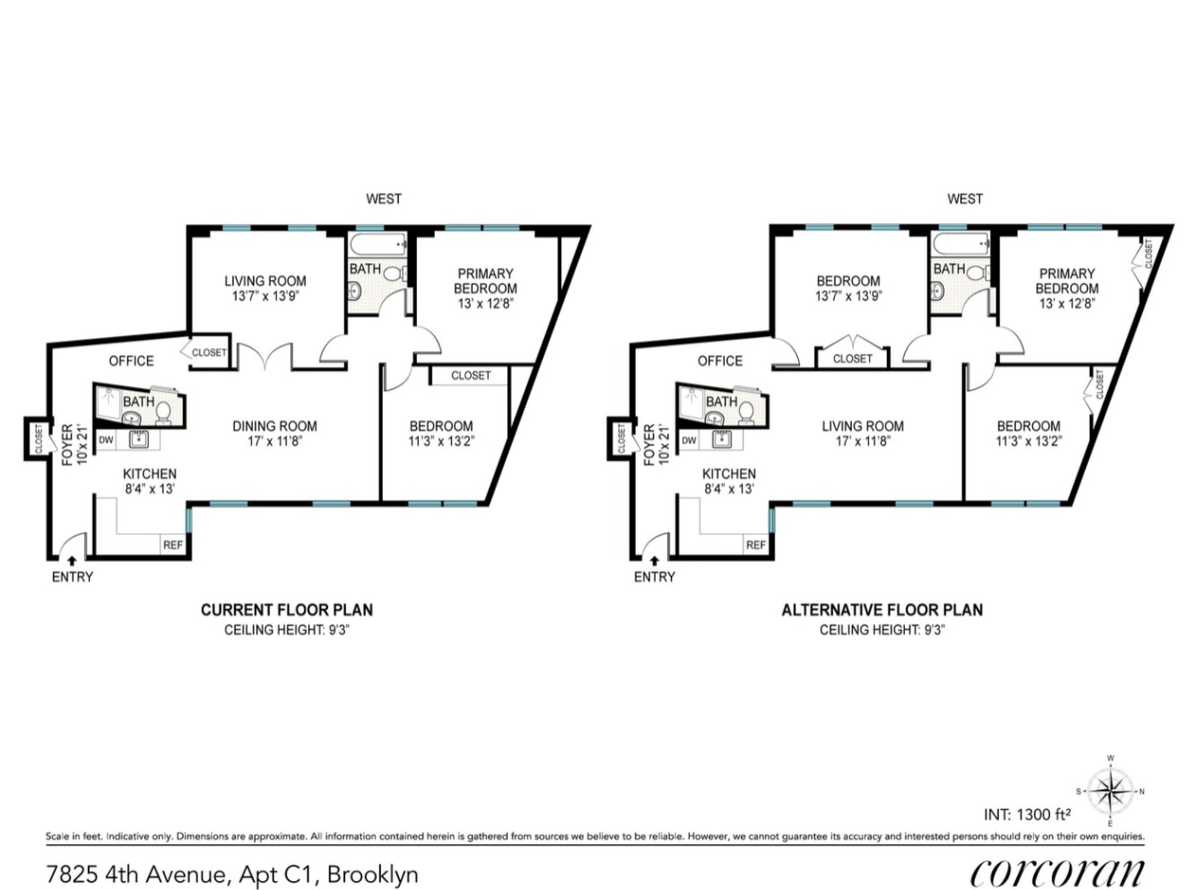 Floorplan for 7825 4th Avenue, C1