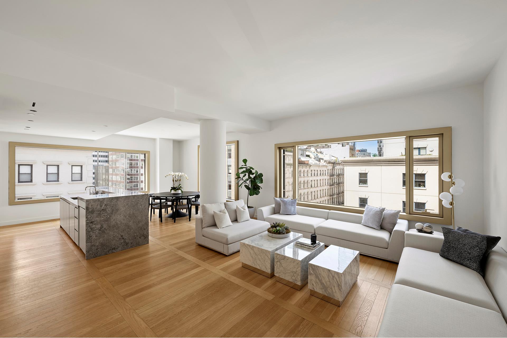 30 Warren Street 6C, Tribeca, Downtown, NYC - 3 Bedrooms  
3.5 Bathrooms  
5 Rooms - 