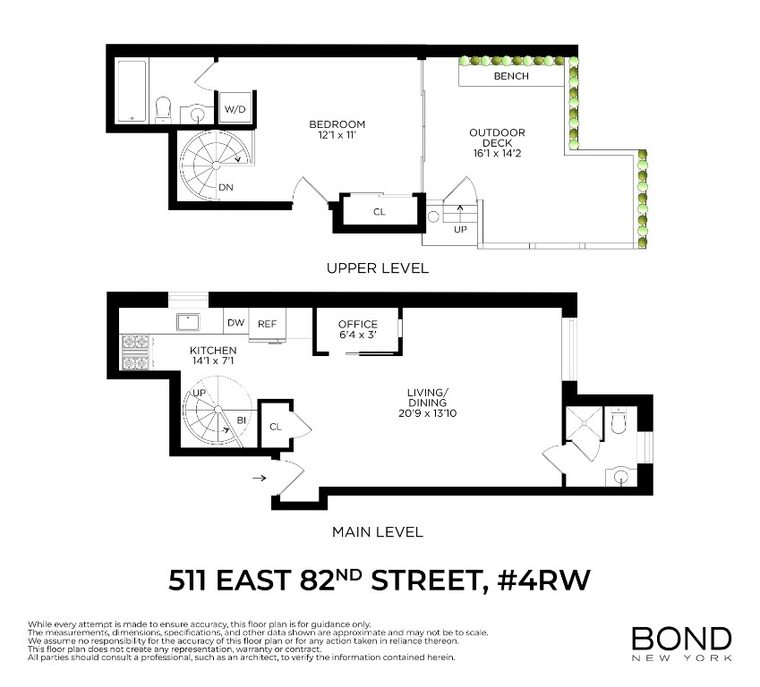Floorplan for 511 East 82nd Street, 4RW