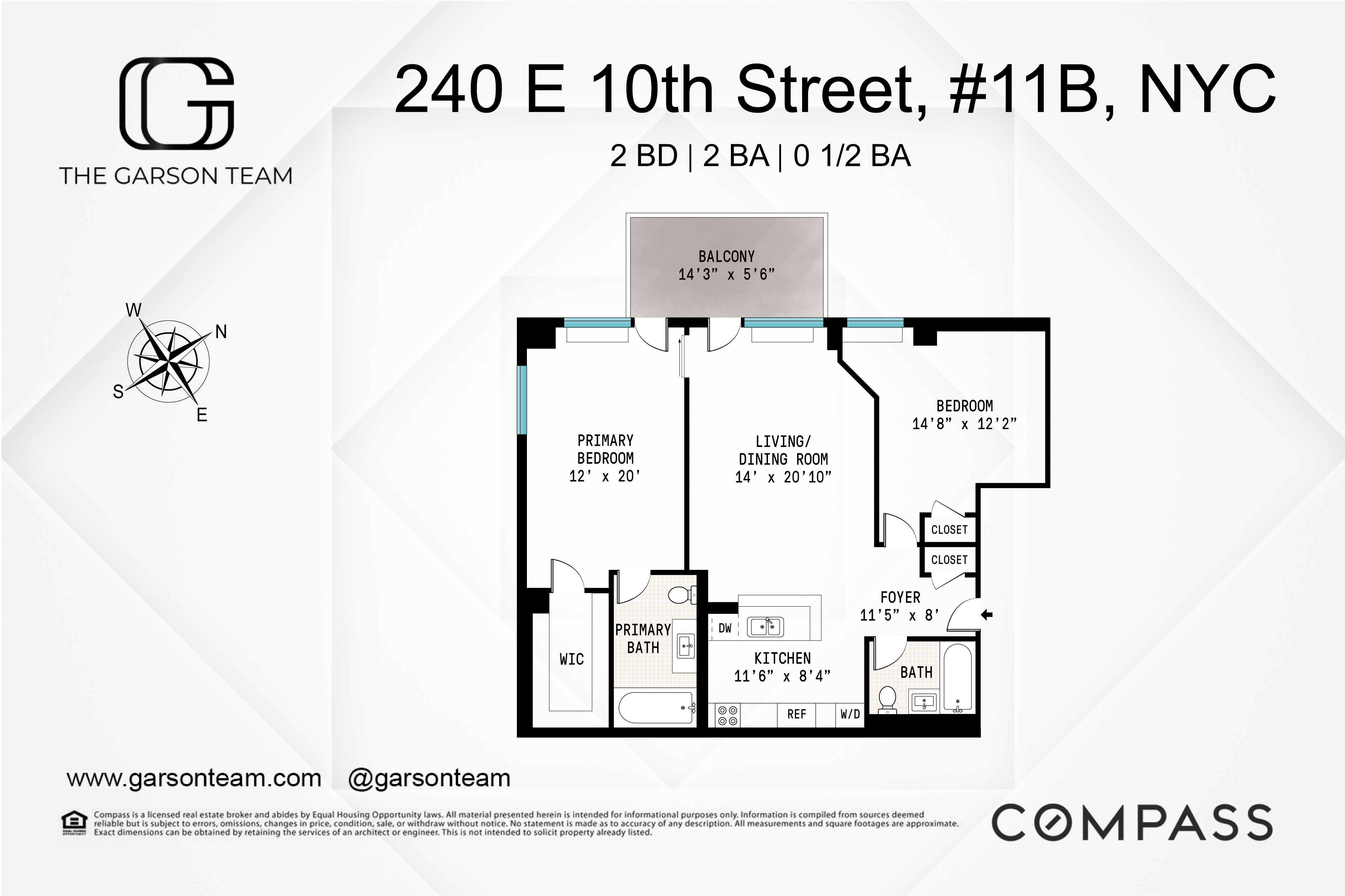 Floorplan for 240 East 10th Street, 11B