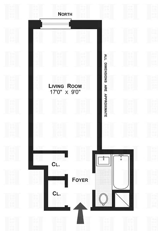 Floorplan for 111 East 56th Street, 204